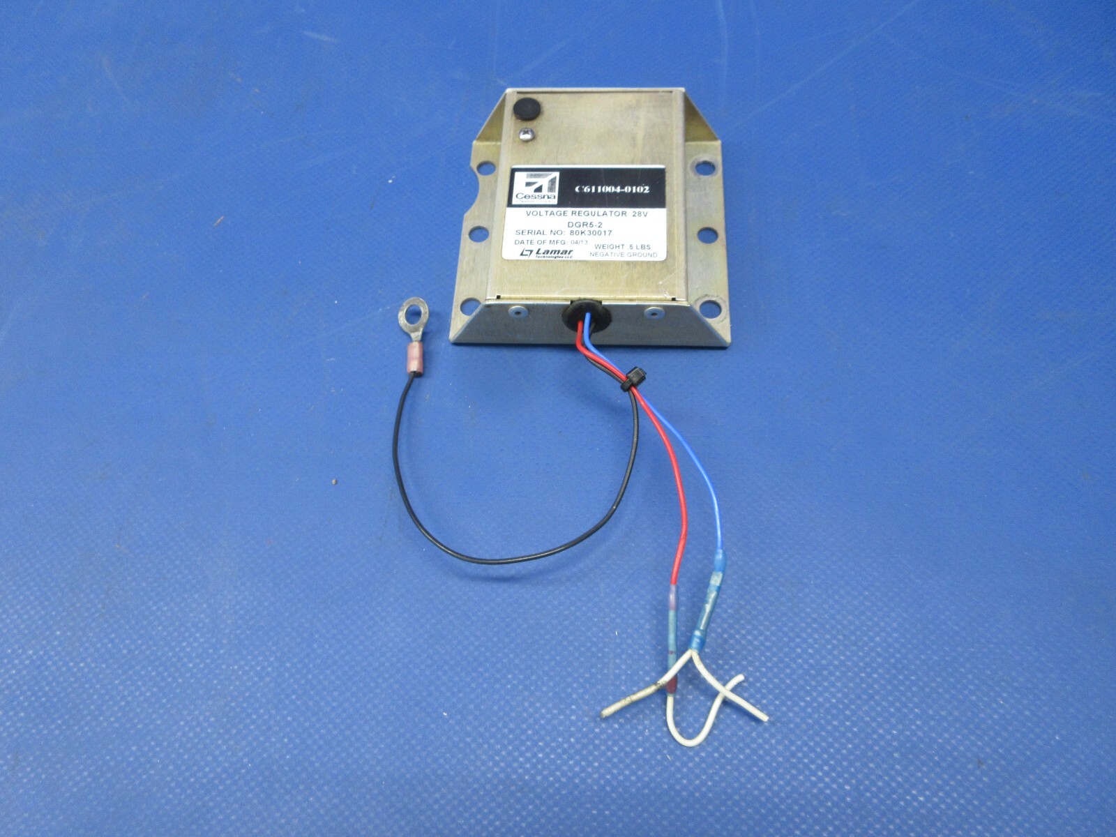 Cessna Lamar Technologies Voltage Regulator 28v P/N C611004