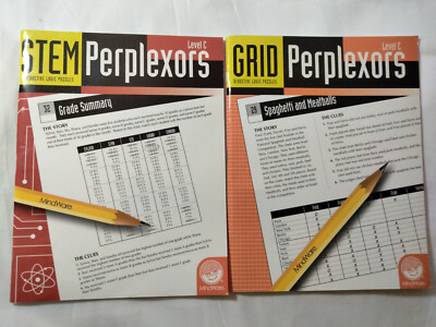 Mindware Grid Perplexors & Stem Perplexors : Level C LOT