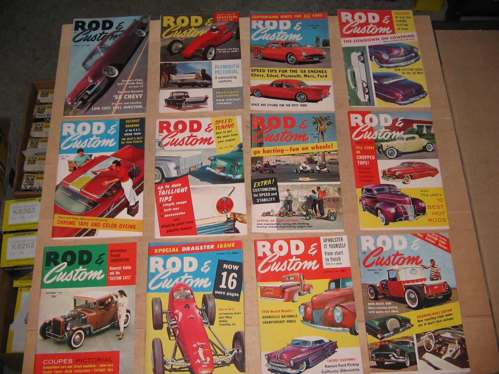 Rod & Custom Magazine 1958 12冊セット Rod & Custom Magazine 1958 12冊セット