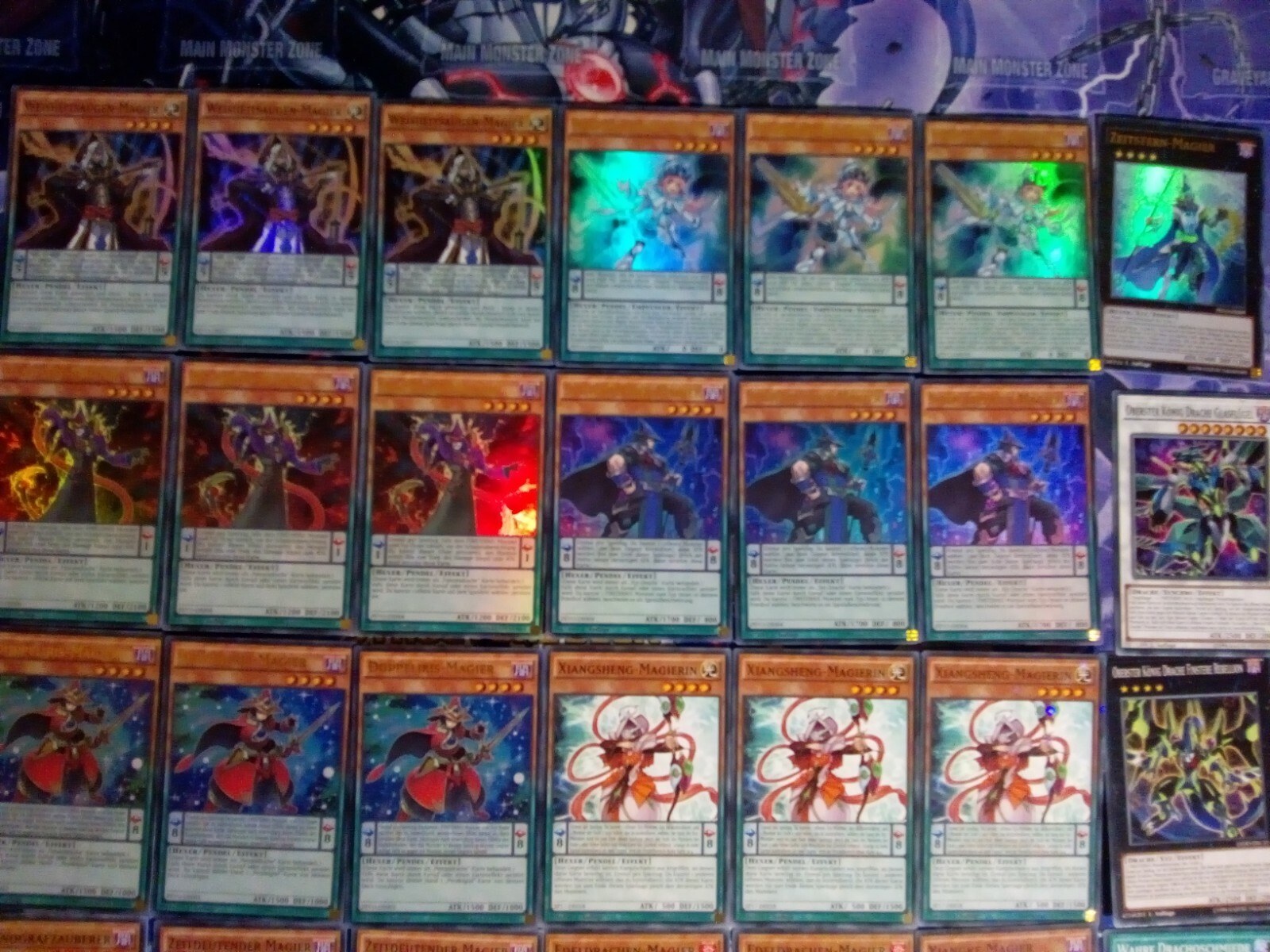 Yu-Gi-Oh, Pendel-Magier, komplettes Deck, 40 Karten, Neu, Harmoniser,Schwarzzahn