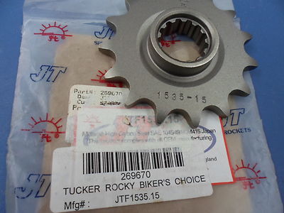 Nos JT 15T Steel Front Sprocket Fits Kawasaki 1998 - 2008 Nos JT 15T Steel Front Sprocket Fits Kawasaki 1998 - 2008