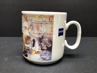 Vintage ZEISS Coffee Cup Technology Vision Science Innovation