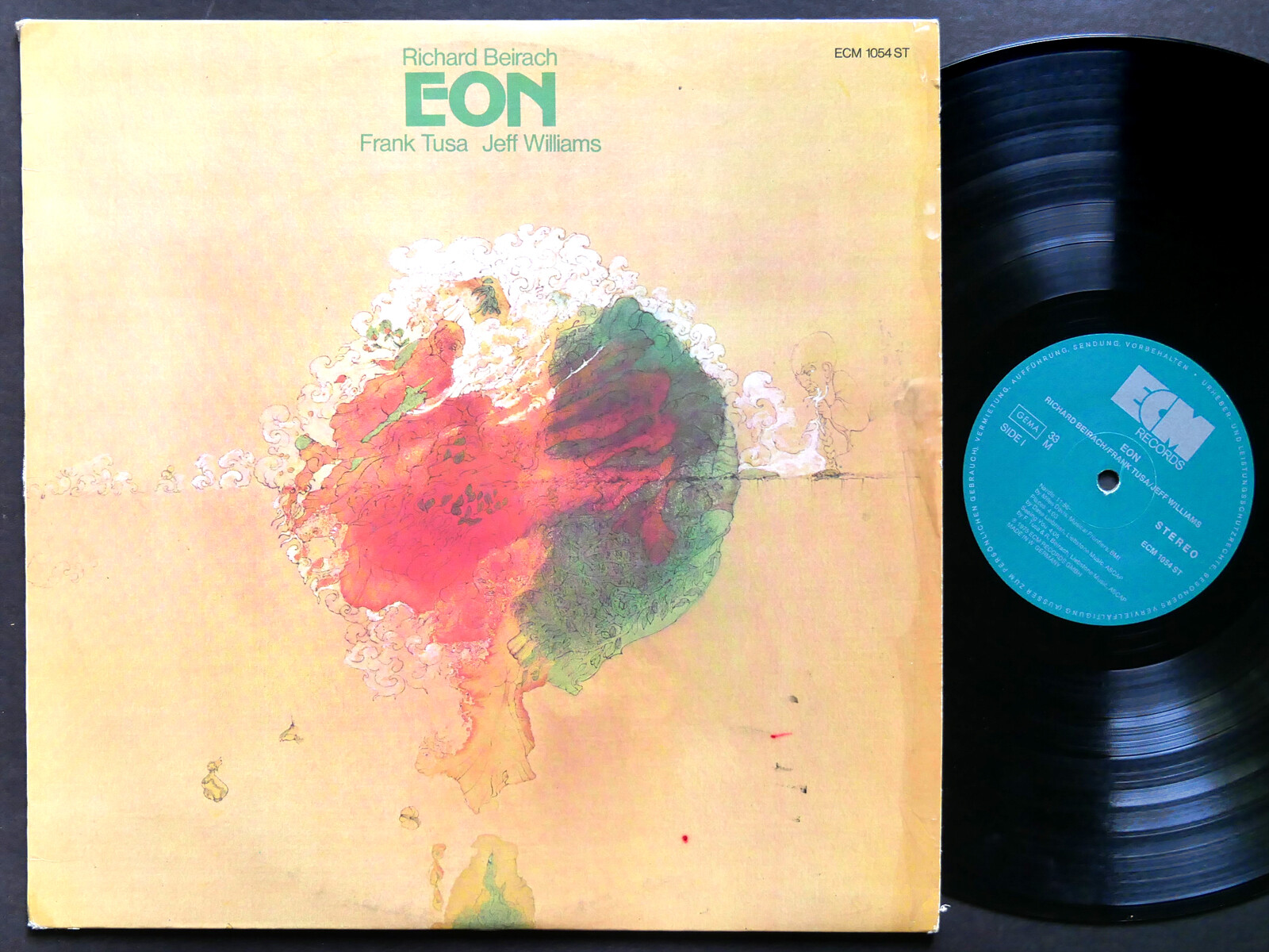 RICHARD BEIRACH Eon LP ECM RECORDS ECM 1054 ST GERMANY Frank