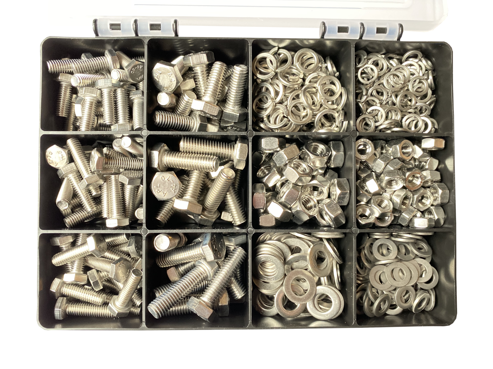 Assorted M6 M8 Metric A4316 Stainless Steel Hex Set Screw Bolts Nuts