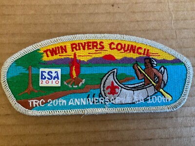 Twin Rivers Council CSP 2010 BSA 100th Anniversary & Council 20th Silver Mylar B