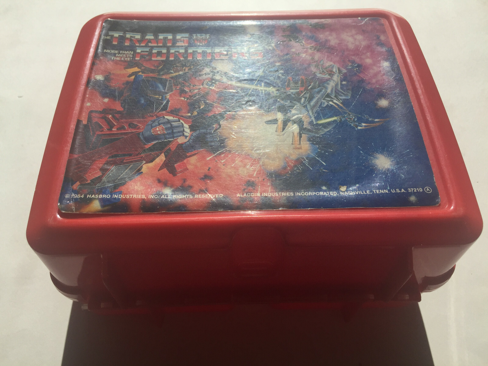 Aladdin Vintage Transformers Lunch Box without thermos FREE SHIPPING