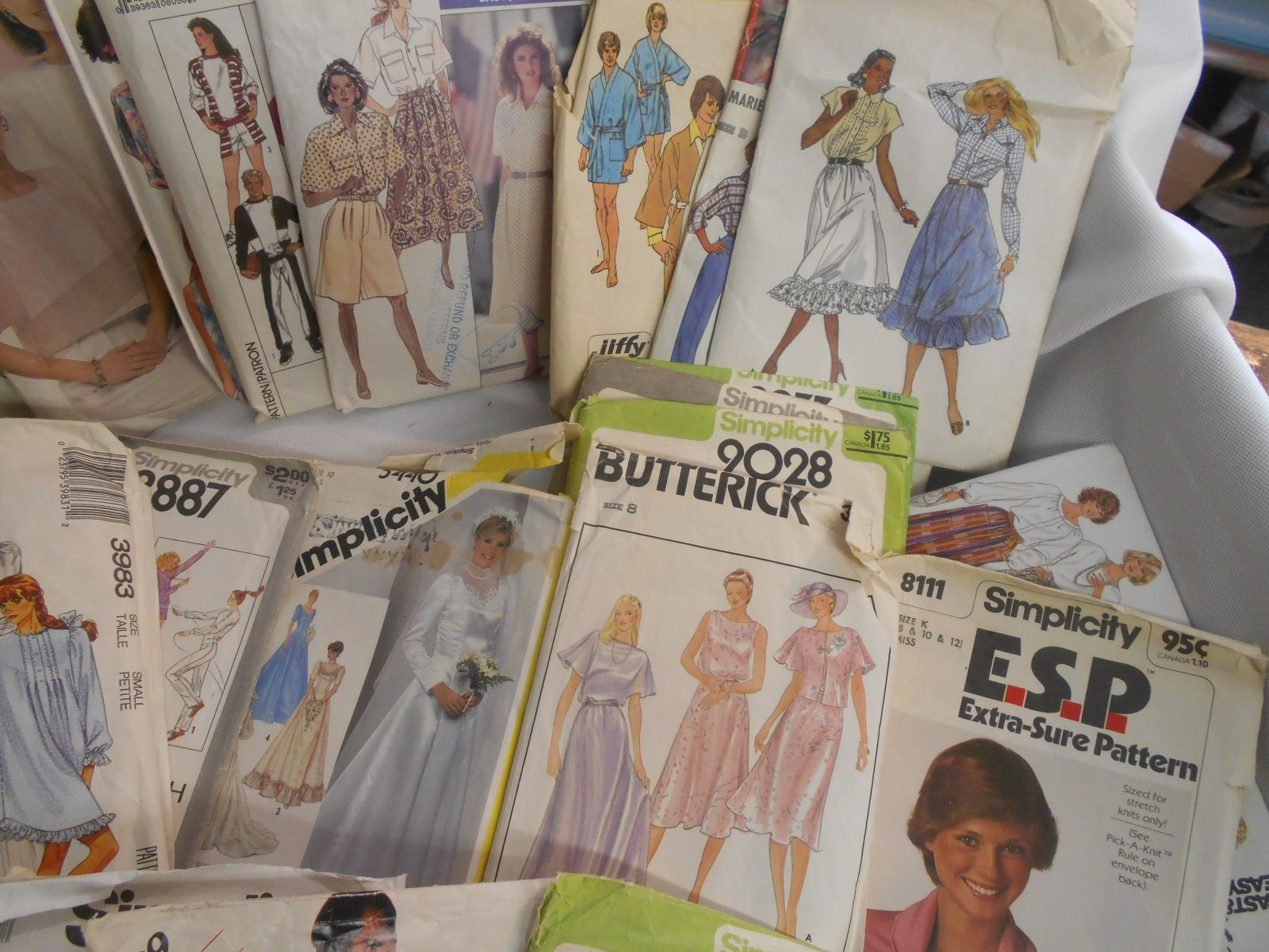 25 vintage ladies womens sewing patterns wedding dresses blouses skirts more