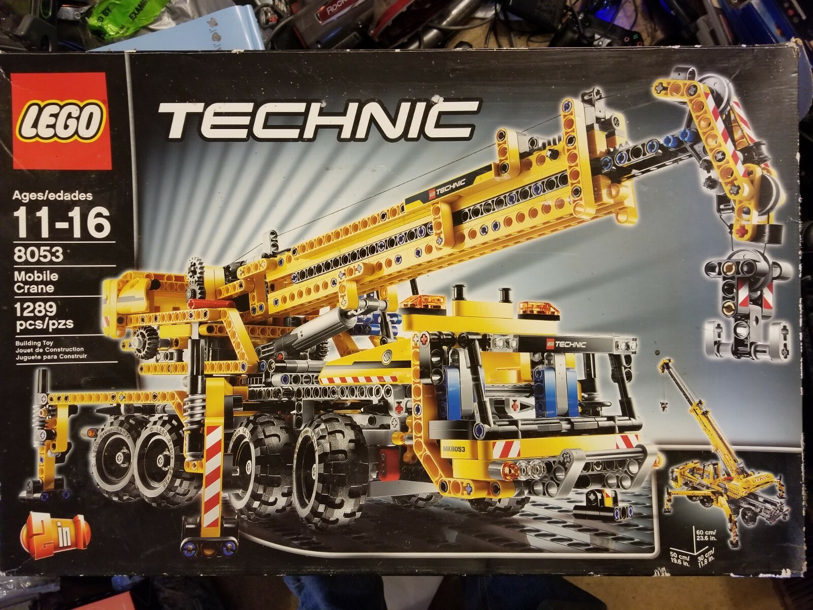 lego technic yellow crane