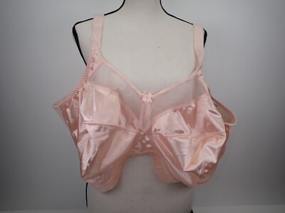 Goddess Keira Soft Cup Bra 56H GD6093PLH Plus Size Wireless Pearl Blush Pink