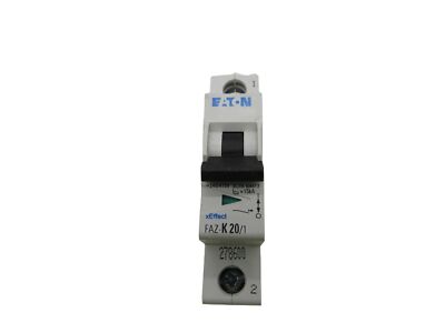 Eaton NSB FAZ-K20/1 Miniature Circuit Breakers (MCBs) FAZ 1P 20A 277V 50/60Hz 1P