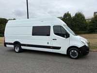 2017 Vauxhall Movano 4500 2.3cdti 6spd XLwb Super HighRf Crew Van _ Only 17k Mls