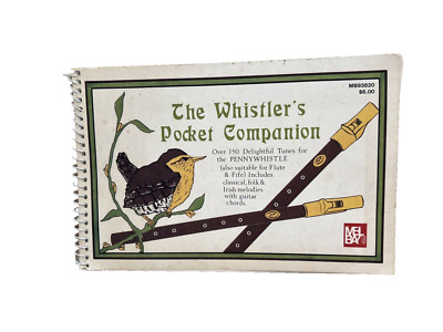The Whistler's Pocket Companion Pennywhistle Flute Fife Plus Guitar Chords PB