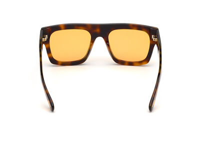 Pre-owned Tom Ford Sunglasses Ft0711 Fausto 56e Havana Brown Man