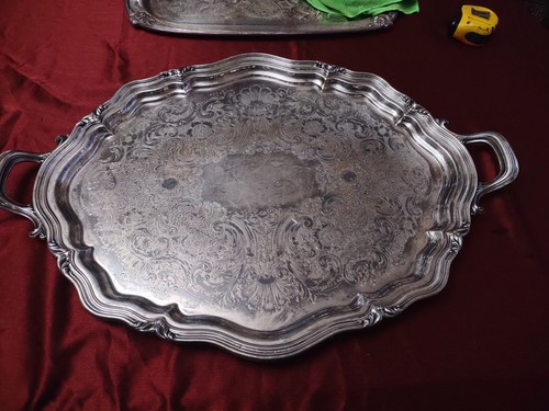 Reed And Barton Winthrop Silver Plate Butler Tray Model Reed And Barton Winthrop Silver Plate Butler Tray Model