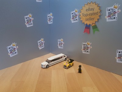 LEGO CITY AIRPORT VIP SERVICE 60102 LIMOUSINE AND BAGGAGE CART ONLY