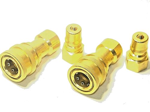 Carpet Cleaning 1/4" Brass Quick Disconnect (set Of 2)