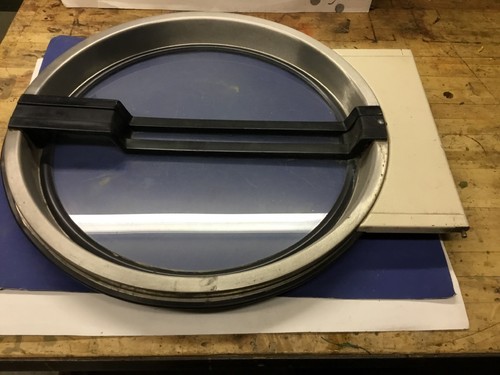 Speed Queen double stack dryer door black handle. std 32 dg