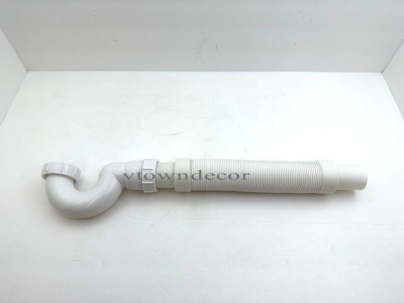 P-Trap for Pedicure Massage Spa Chair PVC 1-3/4" and 1-1/2" Flexible Drain Pipe