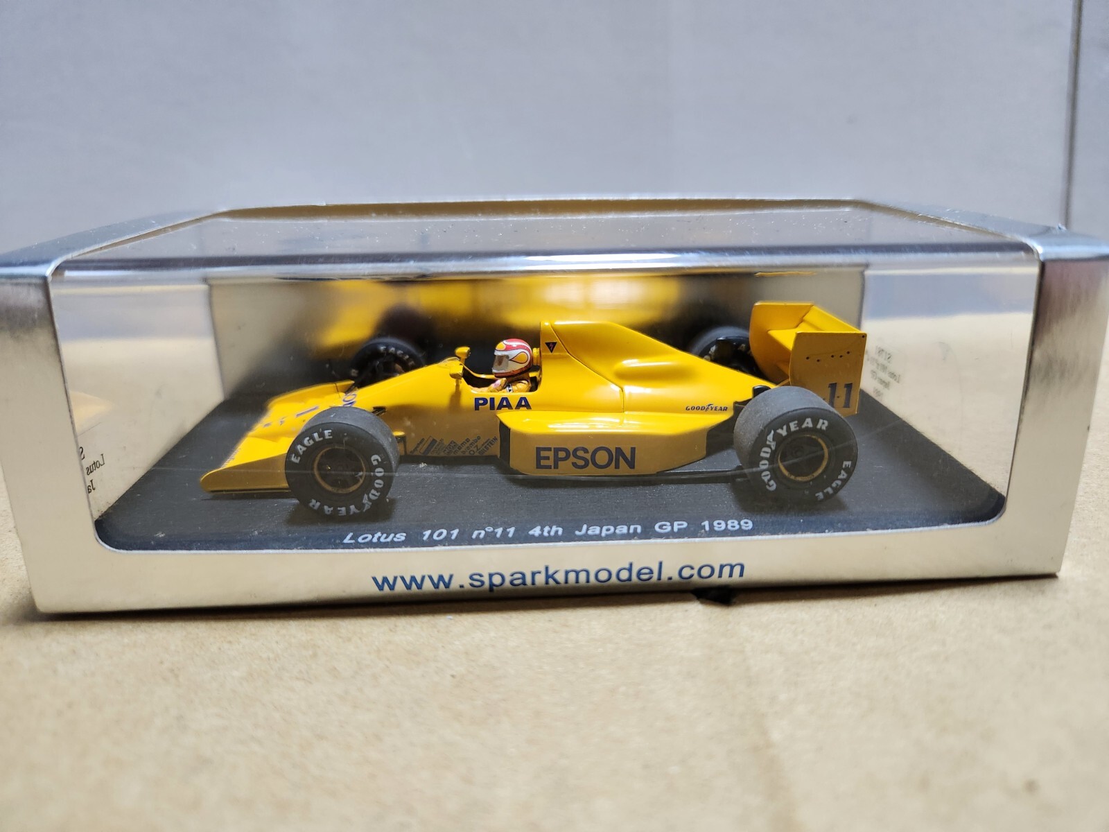 1/43 スパーク Lotus101 #11 1989 日本GP ピケ 4th 1/43 スパーク Lotus101 #11 1989 日本GP ピケ 4th