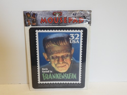 FRANKENSTEIN BORIS KARLOFF UNIVERSAL MONSTERS USPS MOUSE PAD NEW 1997