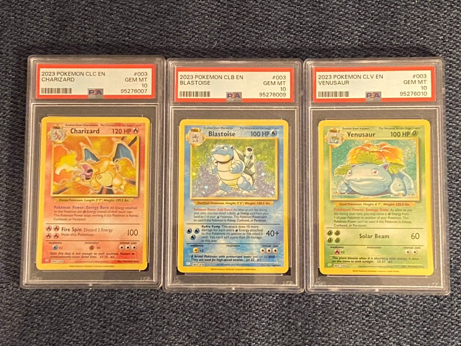 PSA 10 Pokemon Classic Collection Trio 2023 Charizard PSA 10 Pokemon Classic Collection Trio 2023 Charizard