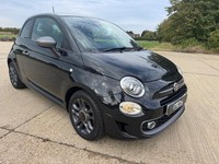 2017 Fiat 500 1.2 S 3dr - leather seats - sat nav - colour screen HATCHBACK Petr