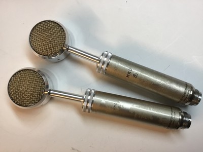 PAIR! Vintage Gefell - RFT MV201 - Tube Microphone with AEG K67 LDC