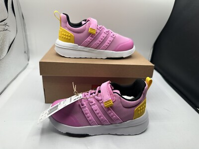 Adidas x LEGO Racer TR21 Elastic Laces & Top Strap Kid's Shoes ID7367 MULTI SIZE