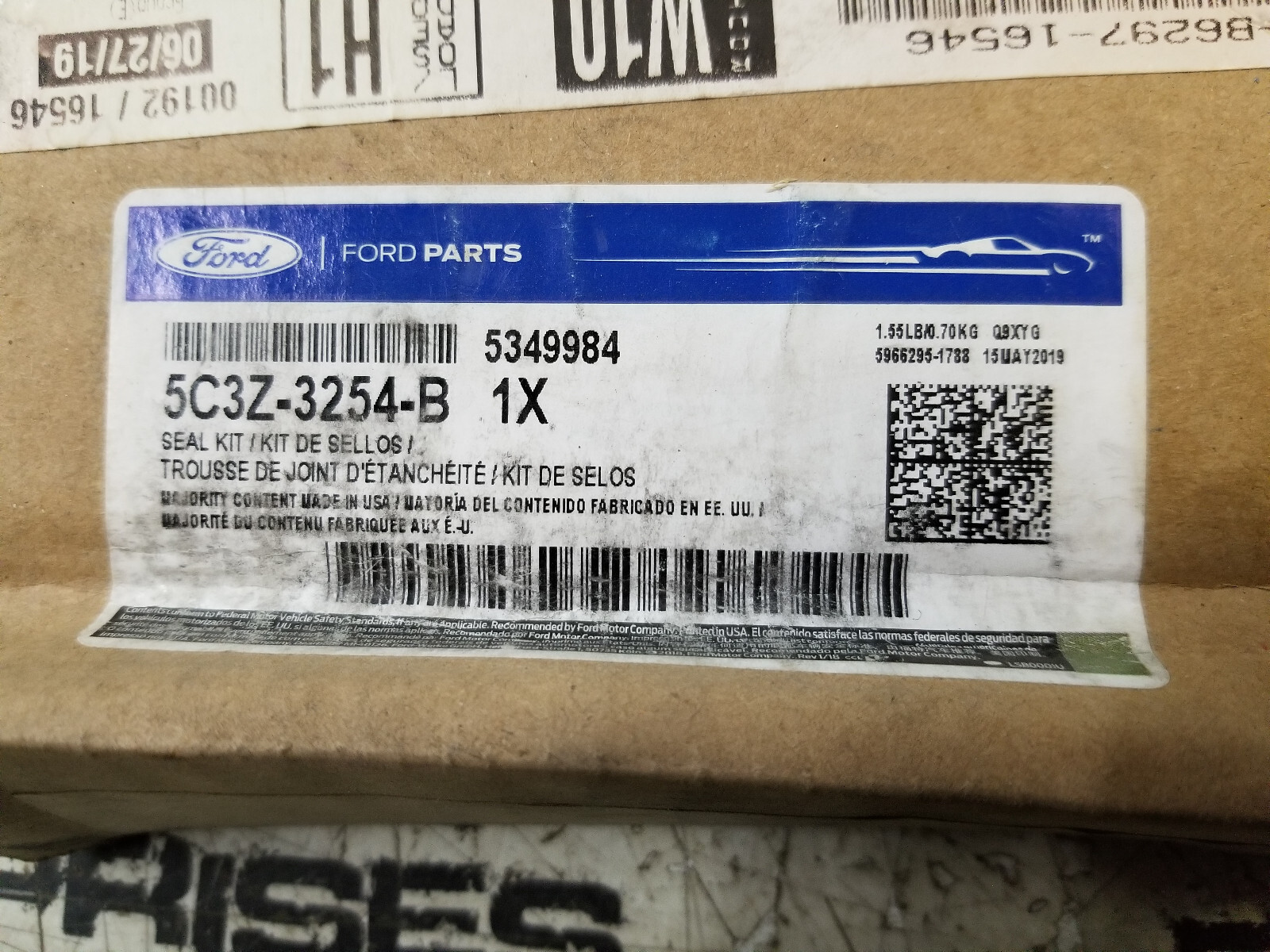 5C3Z-3254-B FRONT OUTER AXLE SEAL KIT 5C3Z3254B - Picture 1 of 5