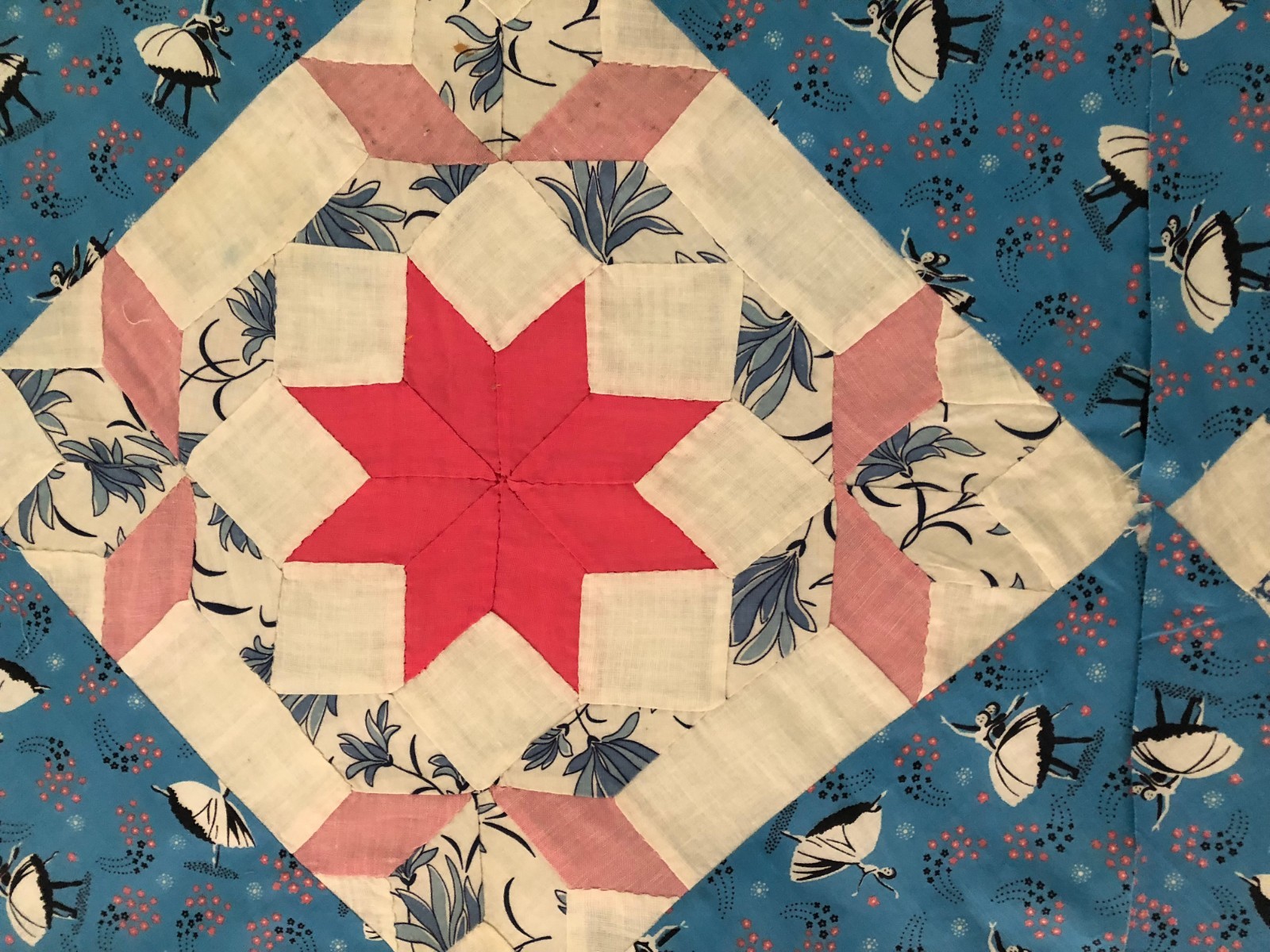 20 vintage blue and pink 20