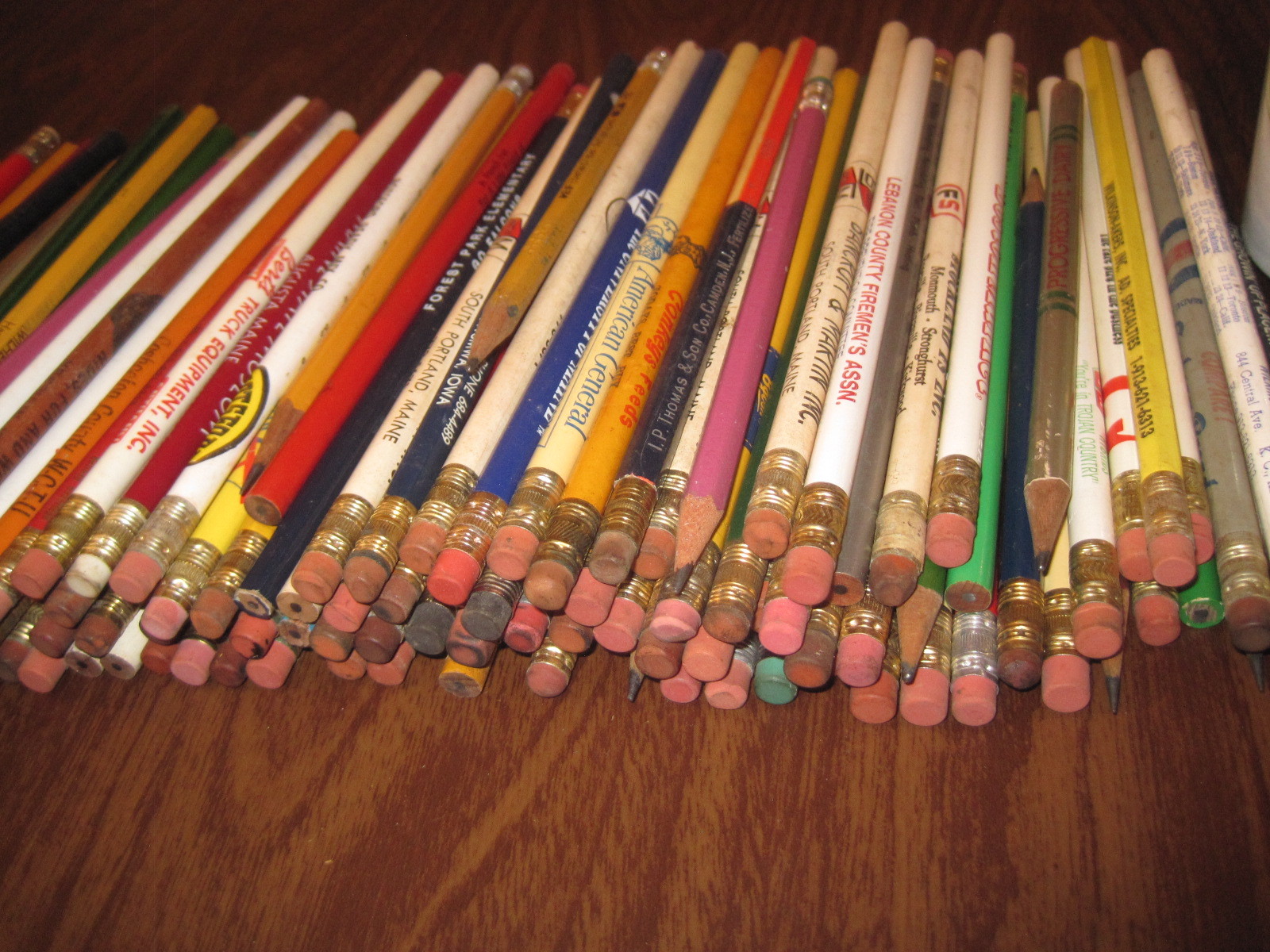 2 Plus LBS Vintage ADVERTISING Business Give A Way Pencils Salesman's Freebies