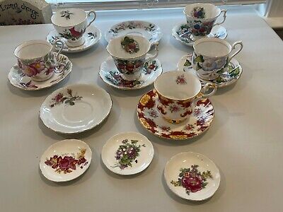 Fruit Bowls Cup and Saucer Sets 6 Sugar and Creamer Set, 2 Noritake Milford Oval Platter and