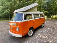 VW T2 campervan, 4 berth, 6 belted seats, 1972, LHD campervan for sale