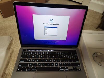Open Box MYDC2LL/A Silver Apple MacBook Pro M1 Chip 13'' 8GB RAM 512GB SSD