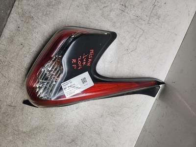 NISAN JUKE F15 REAR TAIL LIGHT PASSENGER SIDE 26555BV80A 2013-2019 HATCHBACK