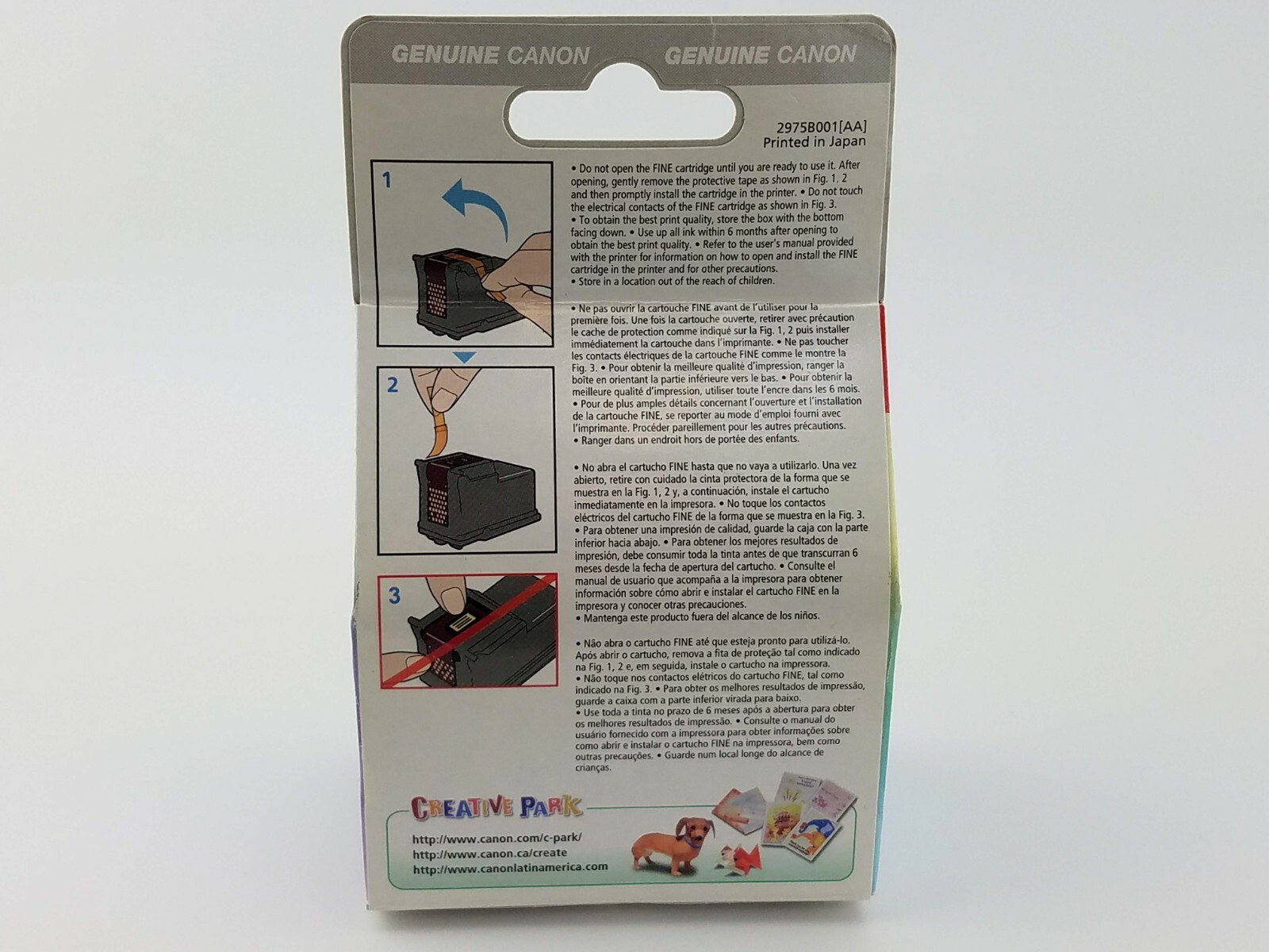 Canon CL-211XL Color Ink Cartridge Pixma iP Genuine NEW Sealed