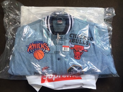 Supreme Nike NBA | Polybull.com New with tags READY TO SHIP Supreme Nike NBA Teams Warm up Jacket Denim Size Large ( IN HAND )