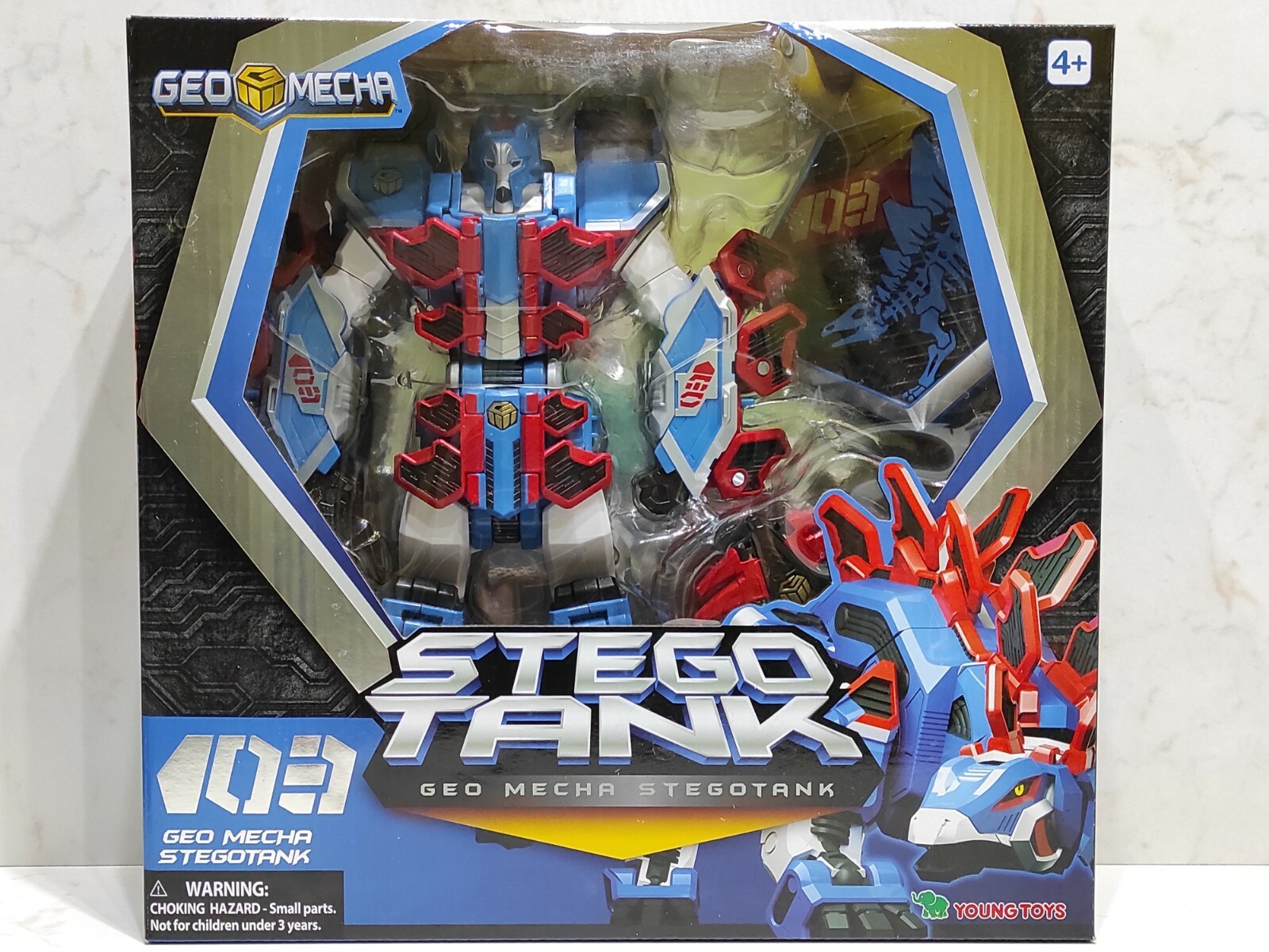 New GEO MECHA Beast Guardian STEGOTANK #03 Transformer Robot