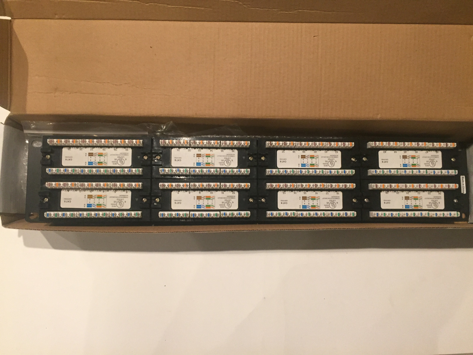 Monoprice 7305 Cat6 Patch Panel 110 Type 48 Port (568A/B Compatible)