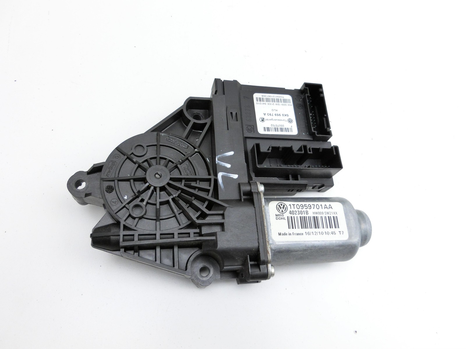 Motore di sollevamento finestra Sx anteriore per Skoda Octavia 1Z II 09-13