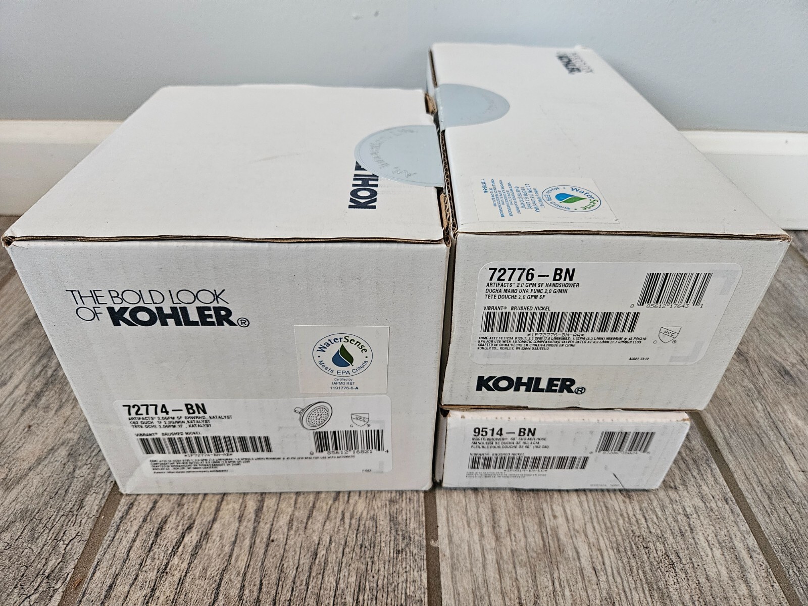 Kohler HydroRailS Artifacts Shower Column Kit Vibrant Brushed Nickel