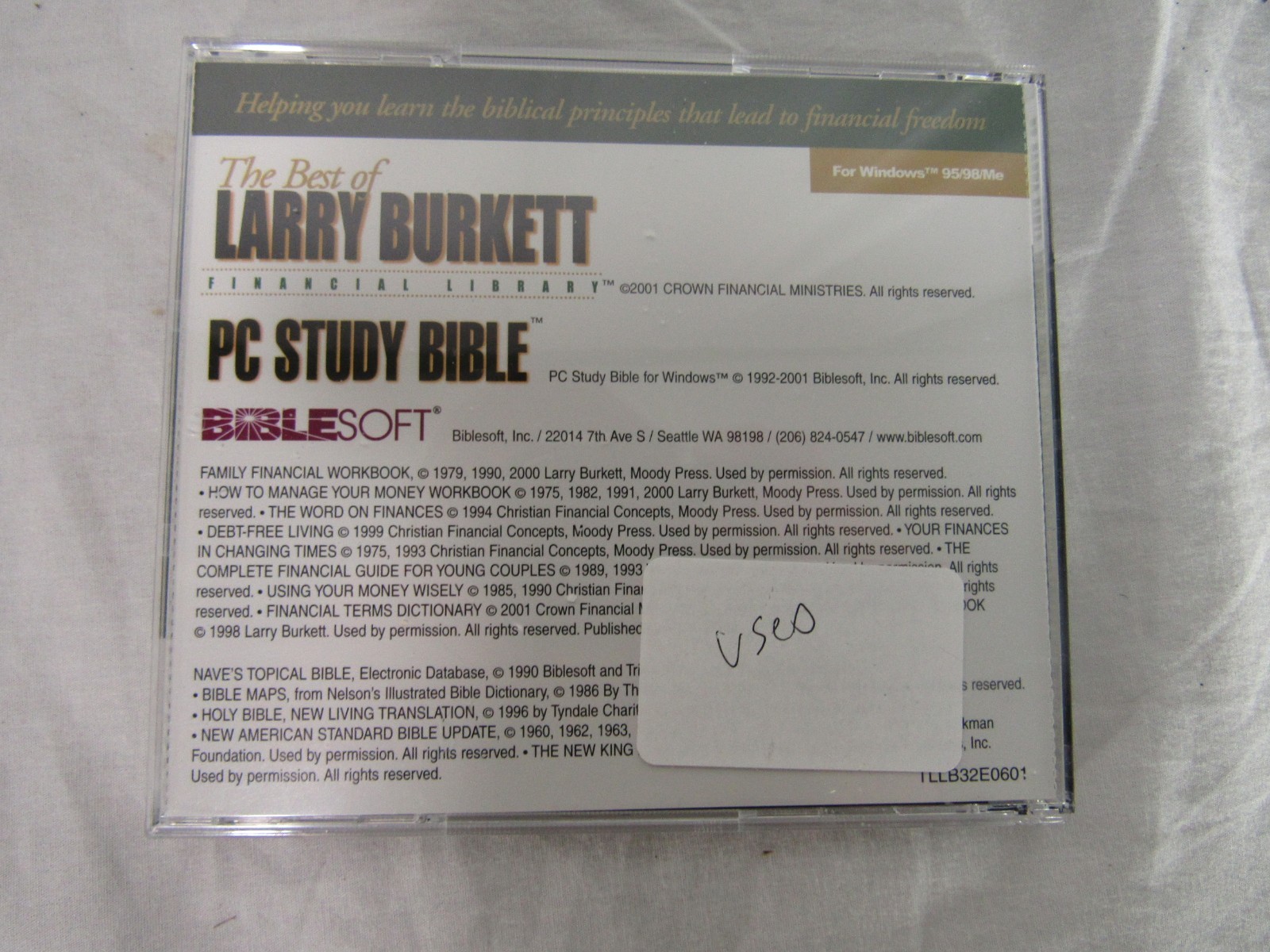 The Best Of Larry Burkett Financial Library PC CD ROM