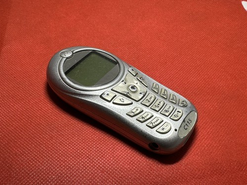 懐メロ Motorola C115 - Silver (Unlocked) Mobile Phone | eBay