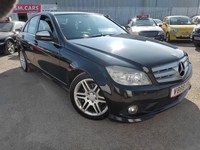 2008 08 MERCEDES C220 2.1 CDi SPORT AUTOMATIC 4 DOOR IN BLACK.GREAT LOOKING CAR.
