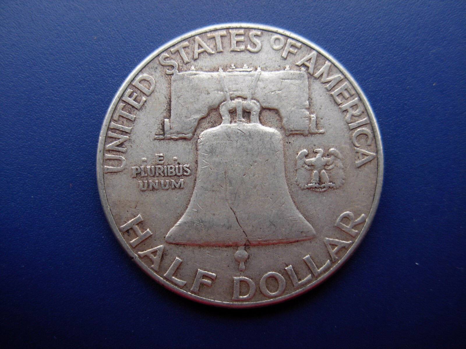 Very Nice original 1950 Franklin half in F condition. #2