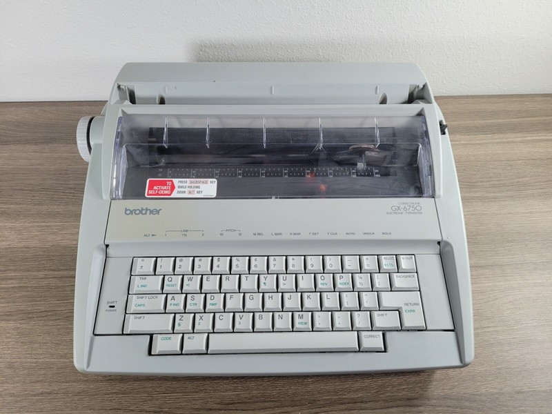 1995 Brother GX-6750 on the Typewriter Database