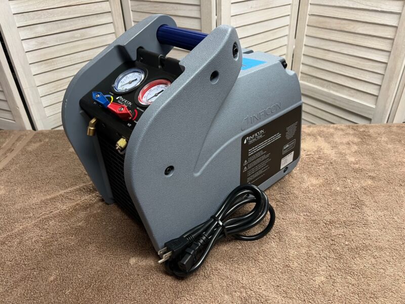 (LotA) VERY CLEAN Inficon 714-202-G1 Vortex Dual Refrigerant Recovery Machine