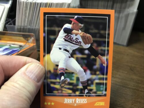 1988 Score Rookie & Traded Card JERRY REUSS # 61 T. rookie card picture