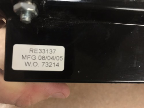 John Deere RE33137 Relay; Metal Detector