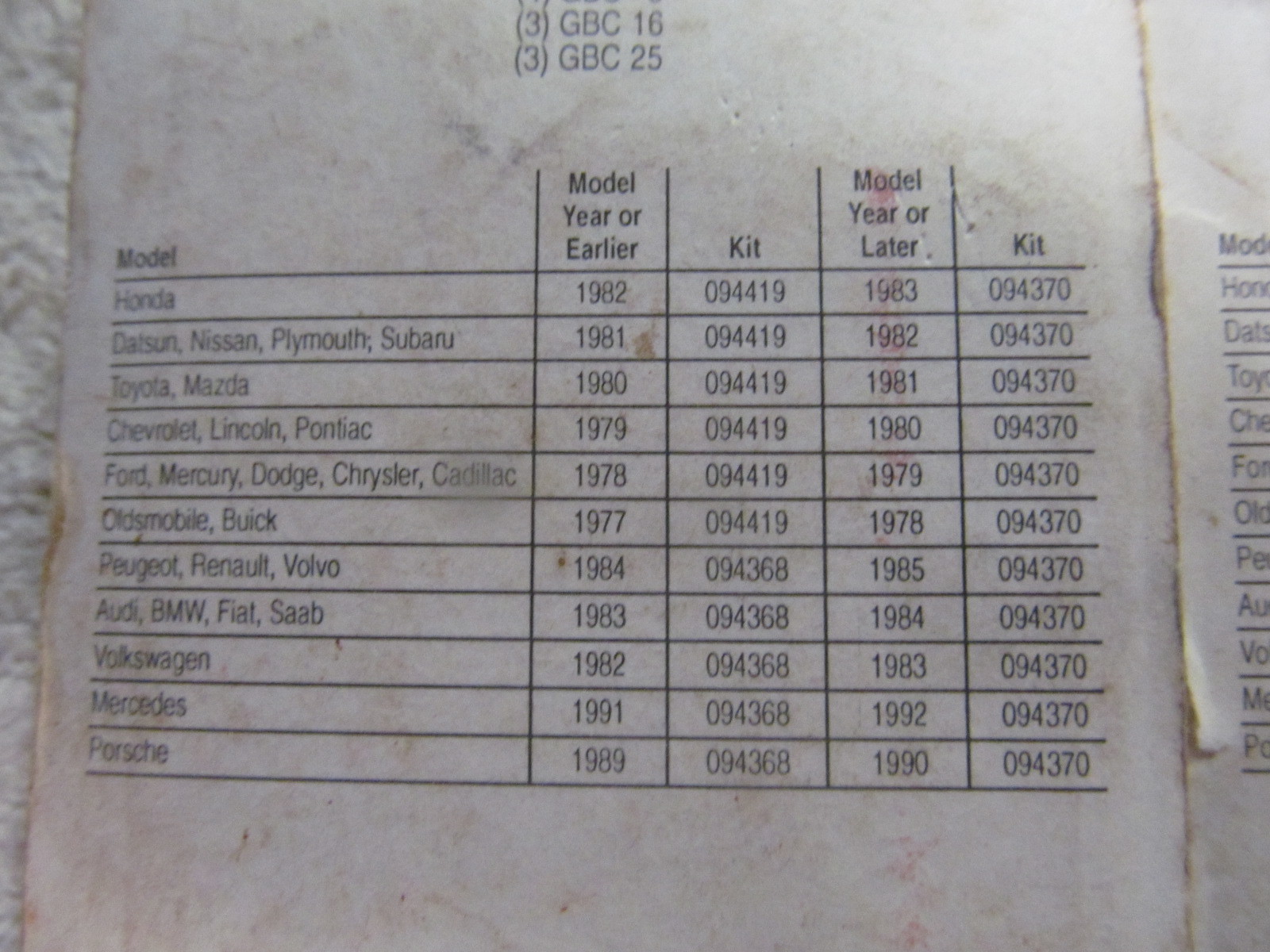 (2) NOS VINTAGE EUROPEAN CAR EMERGENCY FUSE KITS WITH PULLER, USA MADE.